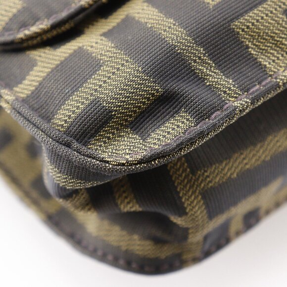 FENDI Brown Zucca Shoulder Bag - Picture 4 of 16